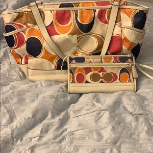 Coach Purse and Wallet set